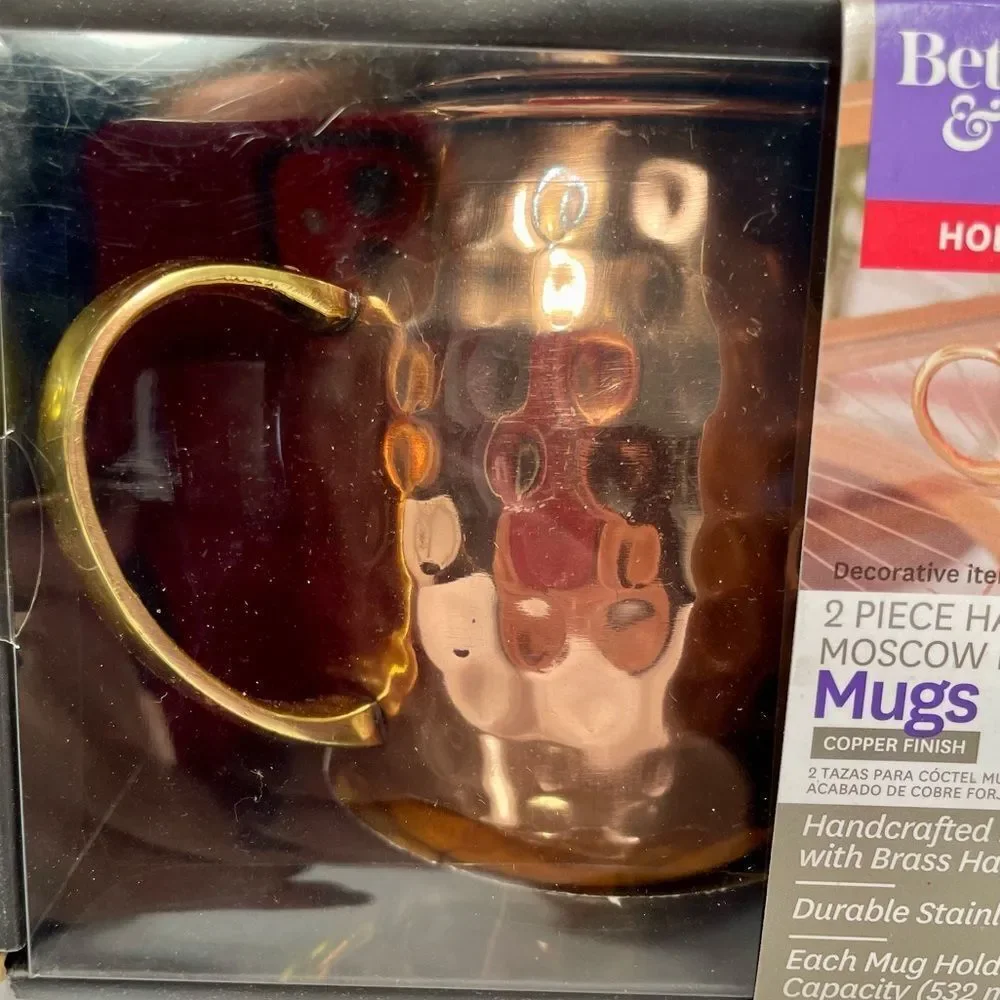 Better Homes & Gardens Hammered Moscow Mule Mugs